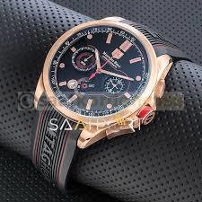 Tag Heuer Mercedes Yeşil Çizgili Silikon Saat Kordonu