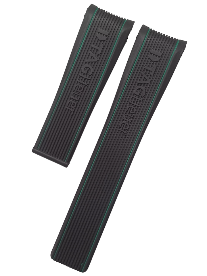 Tag Heuer Mercedes Yeşil Çizgili Silikon Saat Kordonu