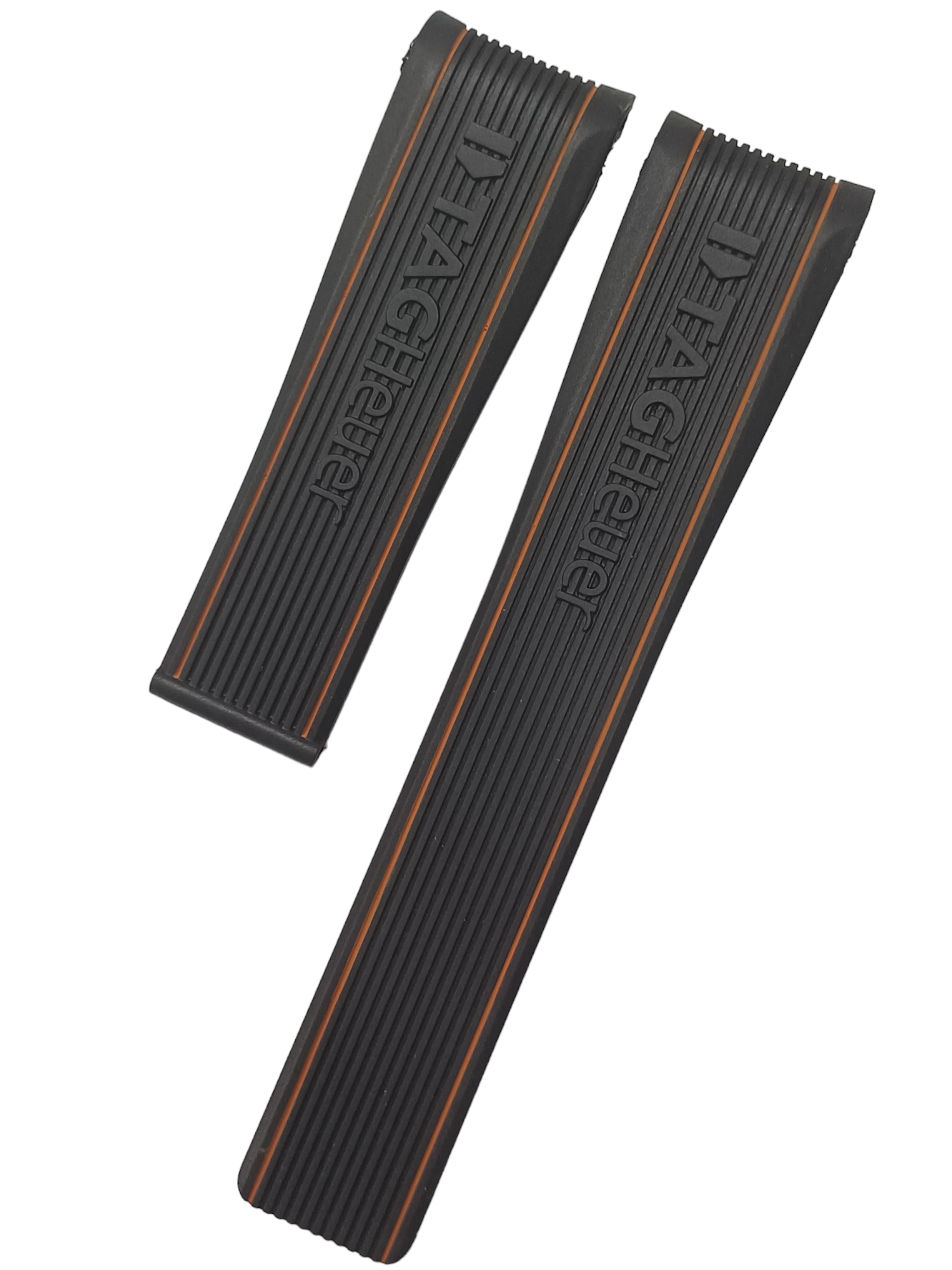 Tag Heuer Mercedes Turuncu Çizgili Silikon Saat Kordonu