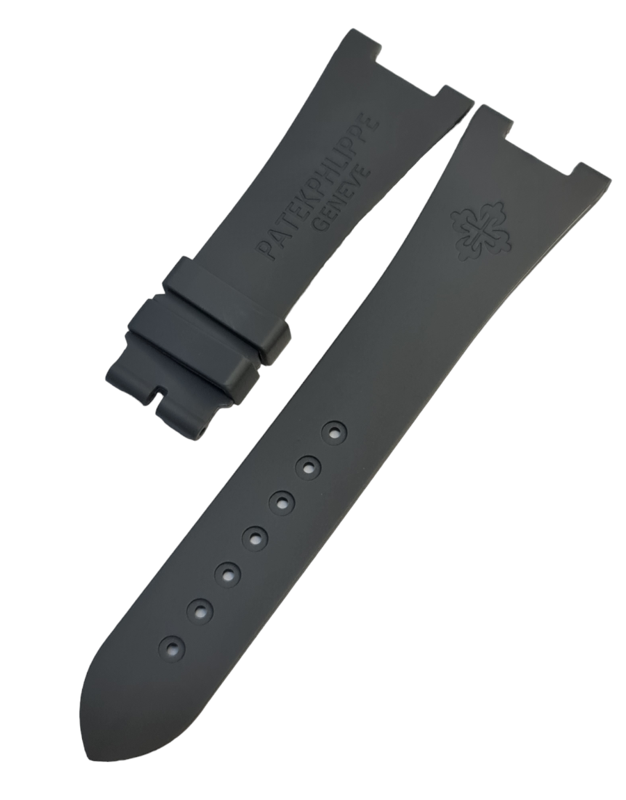 Patek Philippe Nautilus Siyah Silikon Saat Kordonu