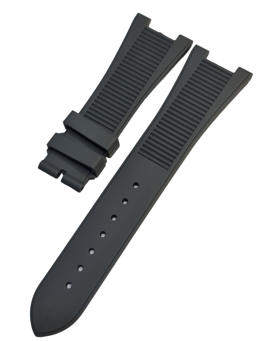 Patek Philippe Nautilus Siyah Silikon Saat Kordonu