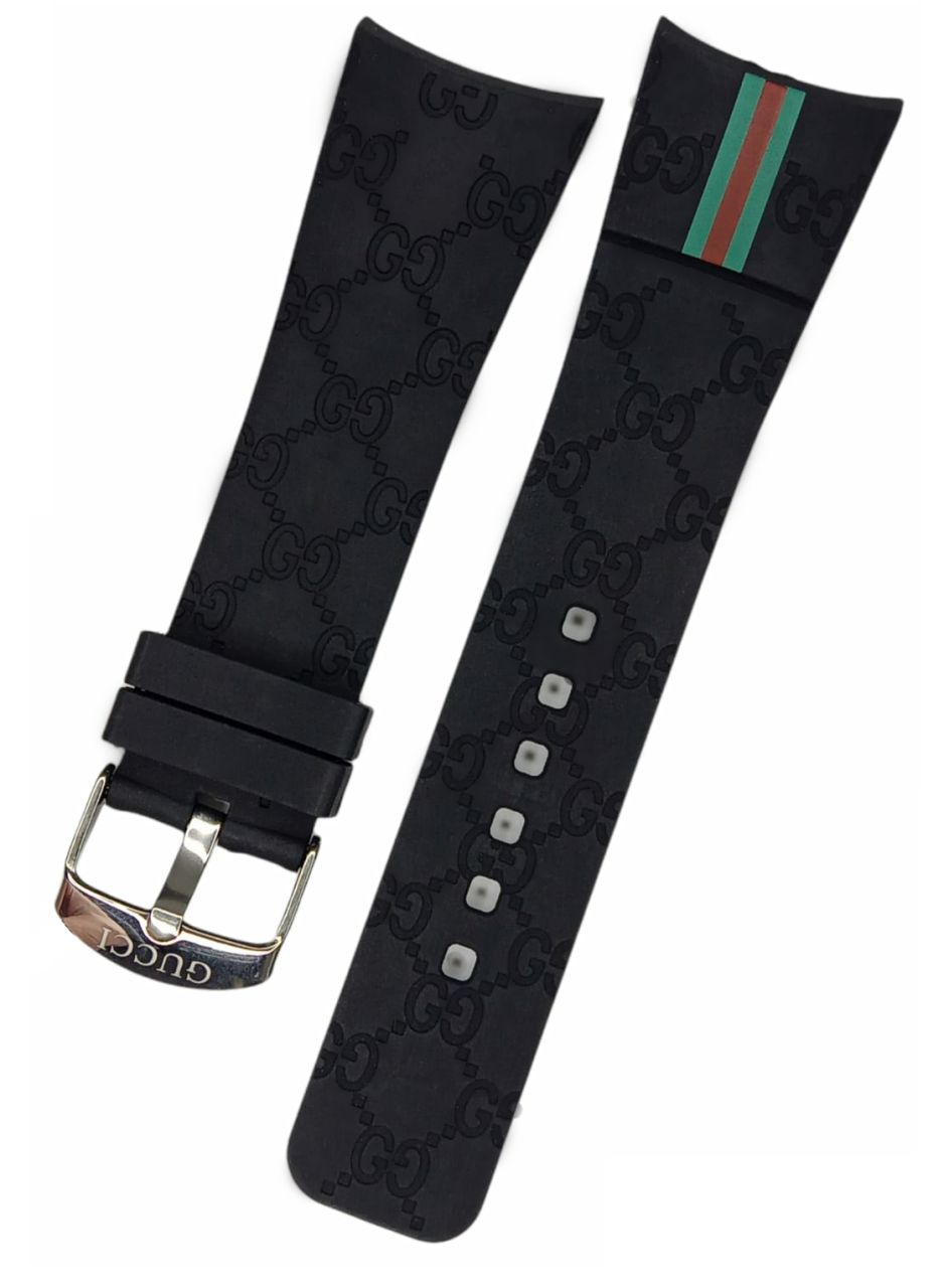 GUCCİ 26mm Siyah Silikon Kordon
