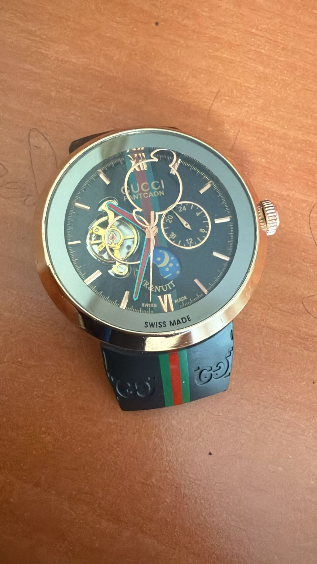 GUCCİ 26mm Siyah Silikon Kordon