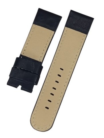 Tw Steell 24mm Puntolu Siyah Deri Kordon