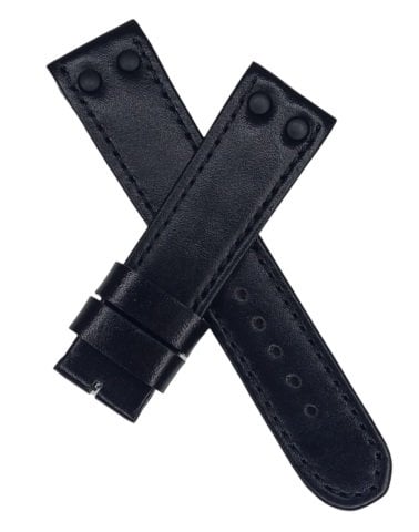 Tw Steel 22mm Siyah Puntolu Deri Saat Kordonu