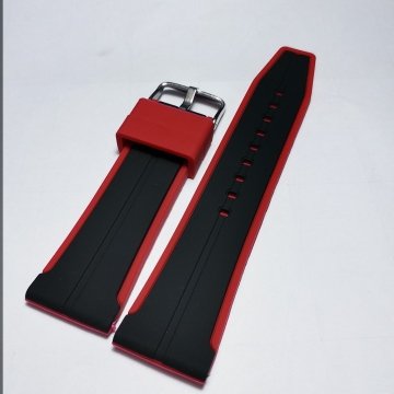 24 mm SİLİKON SAAT KORDONU KIRMIZI