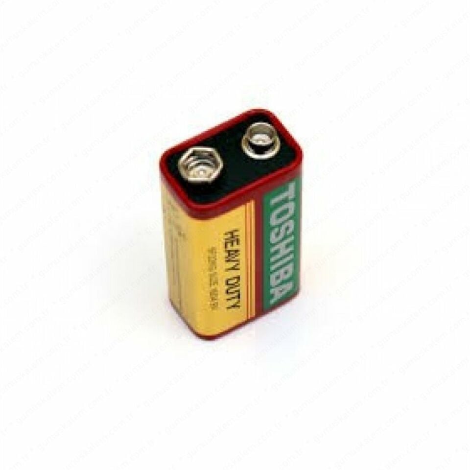 Toshiba 1 Adet 9 Volt Yassı Model Pil