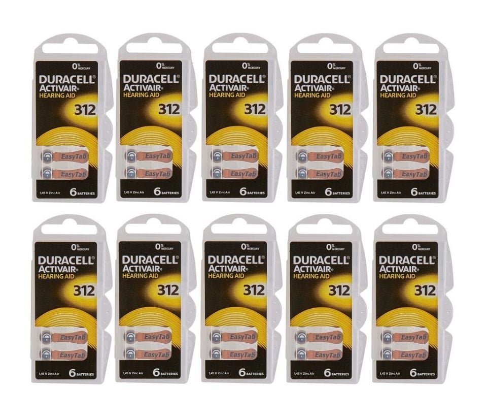 Duracell 312 Numara işitme Cihazı Pili