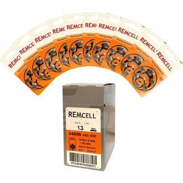 Remcell 13+ Numara işitme Cihazı Pili