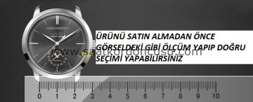 Versace Uyumlu 22mm Deri Saat Kordonu