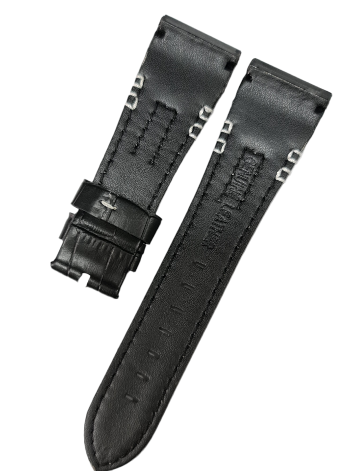 Seiko Velatura Yatchting Siyah Deri Saat Kordonu