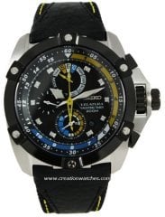 Seiko spc049p1 Yatchting Model El Yapımı Deri Saat Kordonu