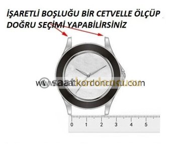 E.A.Desenli 22mm Silikon Saat Kordonu