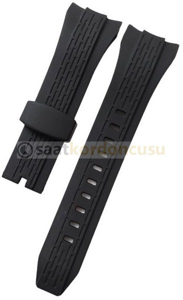 Seiko srw030p1 Lord Modeli Siyah Silikon Kordon