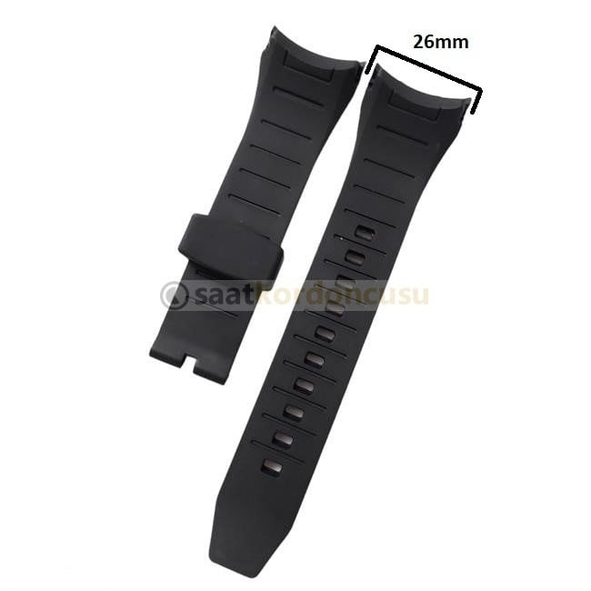 Seiko Lord Chronograph Serisi Uyumlu Silikon Kordon