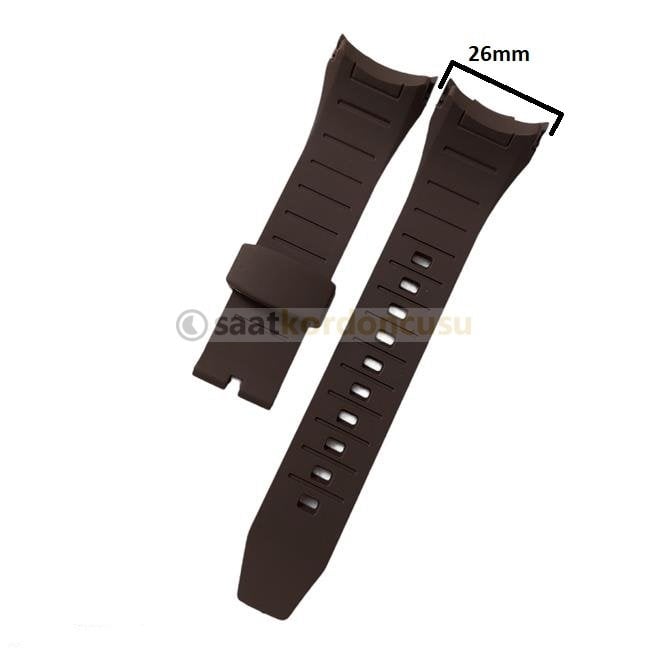 Seiko Lord Chronograph Serisi Uyumlu Silikon Kordon