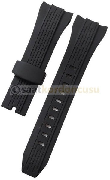 Seiko Lord Chronograph Serisi Uyumlu Silikon Kordon