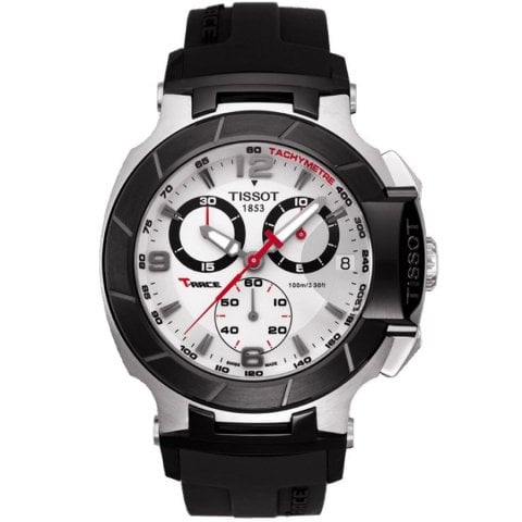 Tissot T Race T0484 Uyumlu Siyah Silikon Kordon