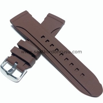 24 mm Silikon Saat Kayış Kordonu