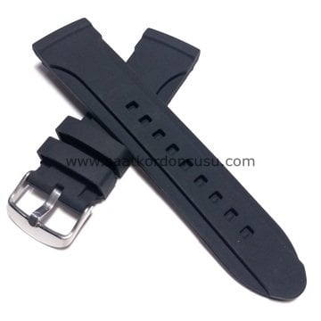 24 mm Silikon Saat Kayış Kordonu