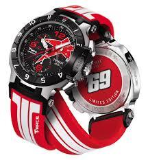 Tissot Moto Gp T Race Kırmızı Beyazlı Silikon Saat Kordonu
