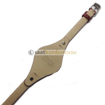 Fossil es3416 Uyumlu Kırmızı Deri Kordon