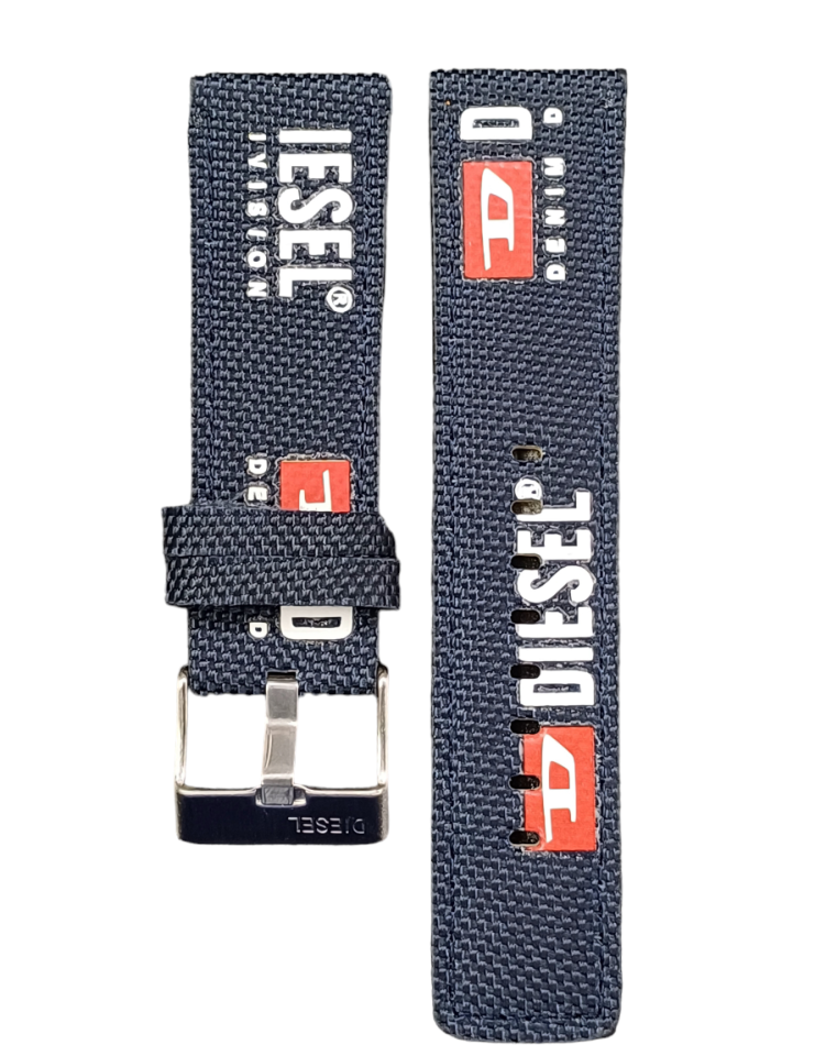 Diesel Uyumlu 26mm Lacivert Renk Saat Kordonu