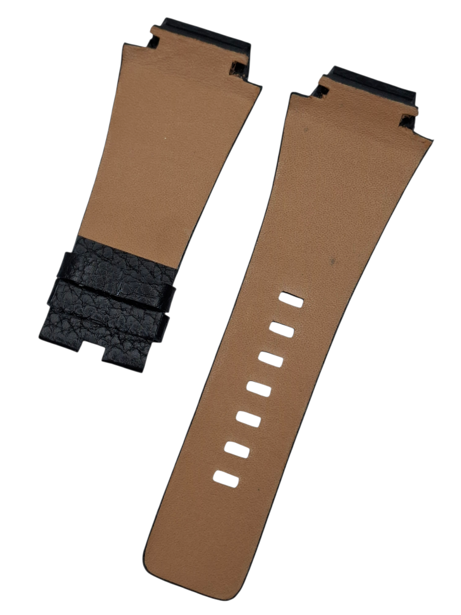 Diesel Dz1265 Uyumlu Siyah Deri Saat Kordonu