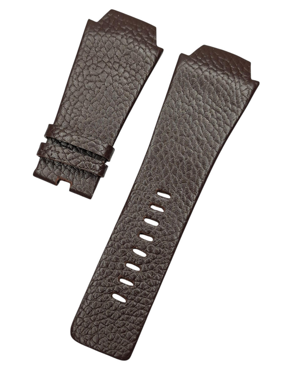 Diesel Dz1267 Uyumlu Kahverenk Deri Saat Kordonu