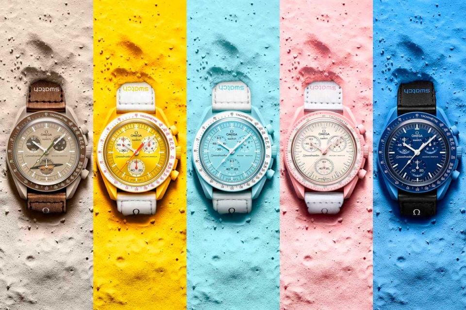 Omega Swatch Moonwatch Uyumlu Siyah Silikon Saat Kordonu