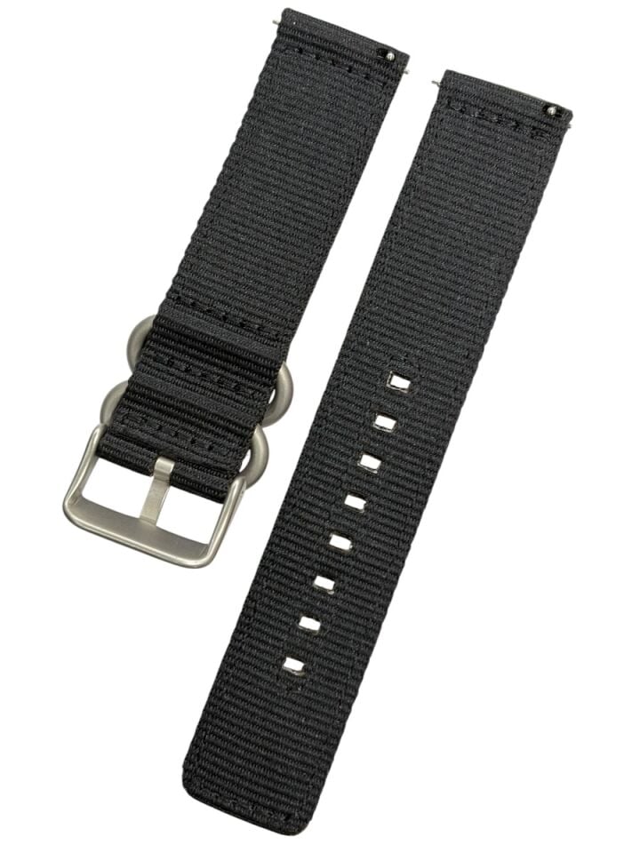Seiko 5 Automatic Sports 22mm Siyah Nato Saat Kordonu
