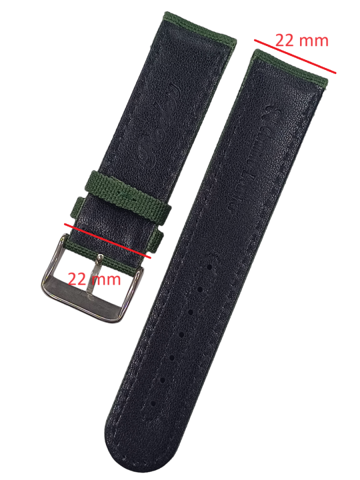 Seiko 5 Automatic Sports 22mm Yeşil  Nato Saat Kordonu