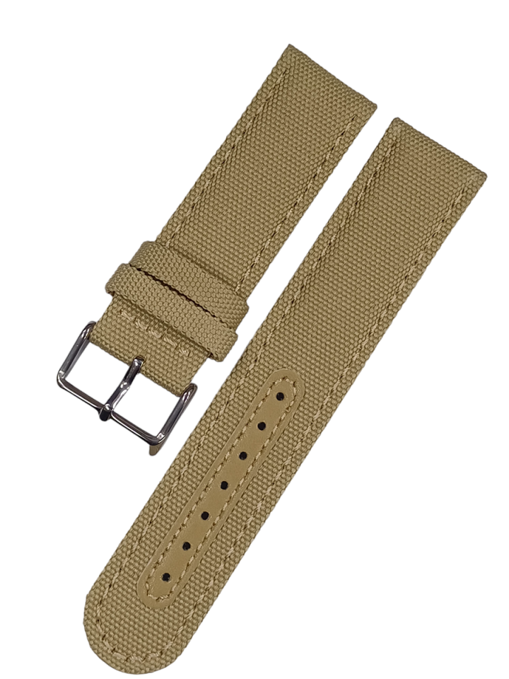 22mm Genişlikte Bej Renk Nato Saat Kordonu