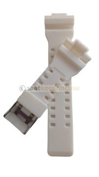 Casio Ga100b 7adr Uyumlu Beyaz Silikon Saat Kordonu