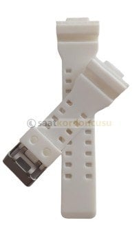 Casio Ga100b 7adr Uyumlu Beyaz Silikon Saat Kordonu