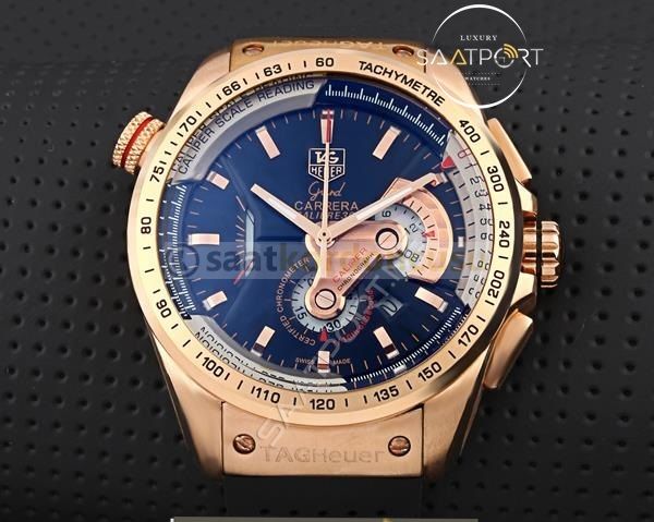 Tag Heuer Kalibre 36 Modeli 22mm Siyah Silikon Saat Kordonu