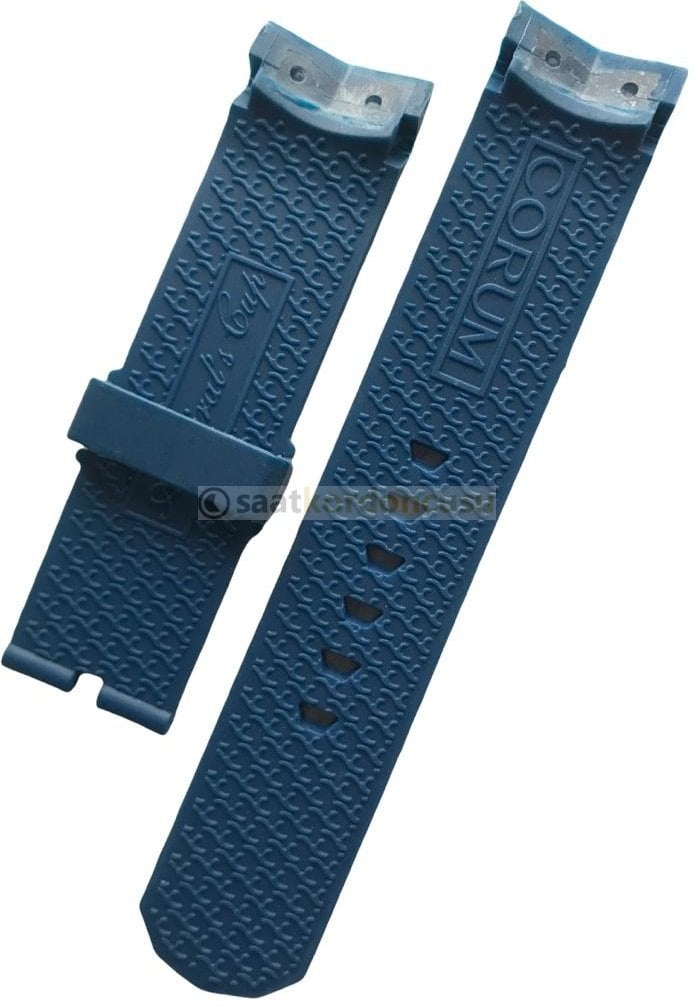 Corum Admiral’s Cup 22mm Lacivert Silikon Kordon