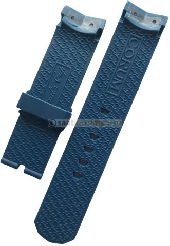 Corum Admiral’s Cup 22mm Lacivert Silikon Kordon