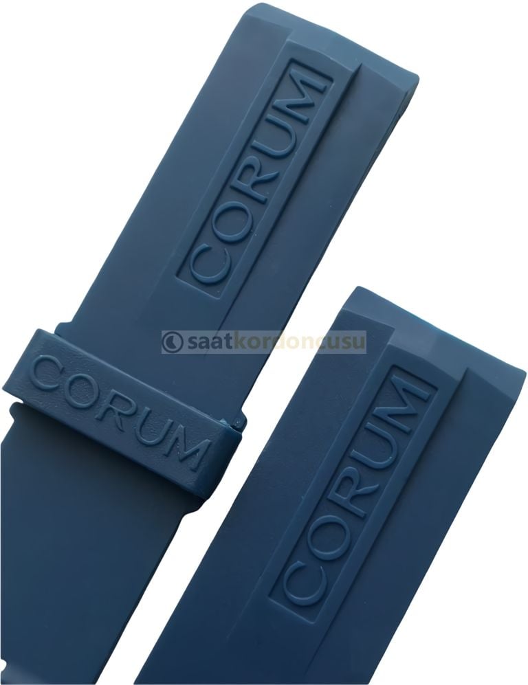 Corum Admiral’s Cup 22mm Lacivert Silikon Kordon