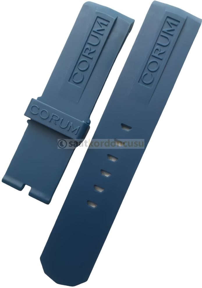 Corum Admiral’s Cup 22mm Lacivert Silikon Kordon