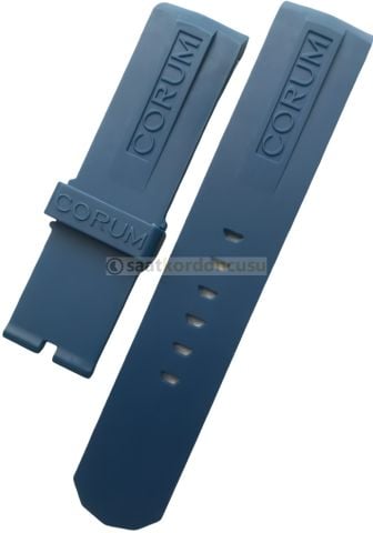 Corum Admiral’s Cup 22mm Lacivert Silikon Kordon