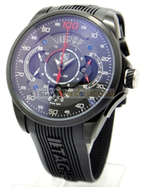 Tag Heuer Mercedes Kırmızı Çizgili Silikon Saat Kordonu