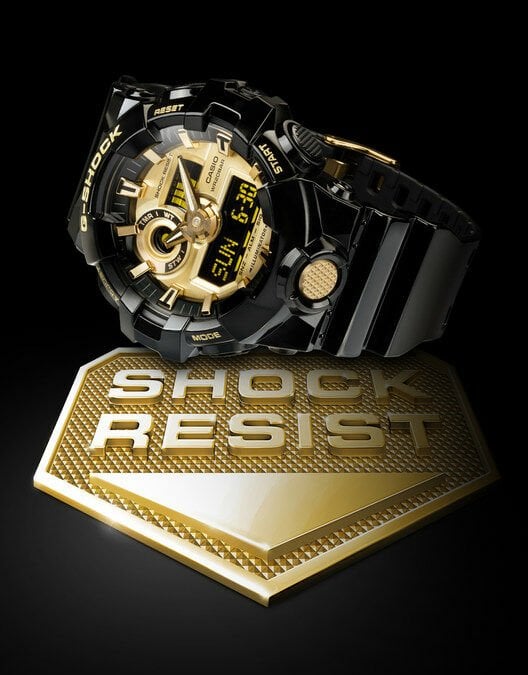 Casio Ga 700 GA 710 Uyumlu Siyah Silikon Saat Kordonu