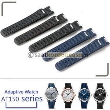 OMEGA Seamaster Aqua Terra Uyumlu 20mm Silikon Kordon