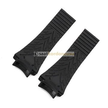 Porsche Design P 6620 Siyah Silikon Kordon