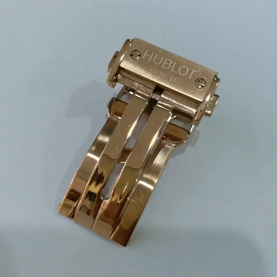 Hublot Senna Modeli Uyumlu Kordon Kilidi ROZ BAKIR