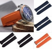 OMEGA Uyumlu Lacivert Silikon Kordon