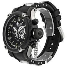 invicta 0517 Russian Diver Siyah Silikon Saat Kordonu