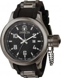 invicta 0060 Russian Diver Siyah Silikon Saat Kordonu