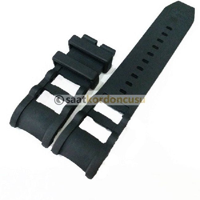 invicta 0060 Russian Diver Siyah Silikon Saat Kordonu